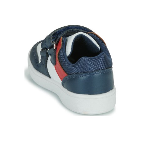 GEOX  B ECLYPER ΠΑΙΔΙΚΑ SNEAKERS ΑΝΑΤΟΜΙΚΑ ΜΕ ΣΚΡΑΤΣ ΠΟΛΥΧΡΩΜΑ B565LA000BCC4211 